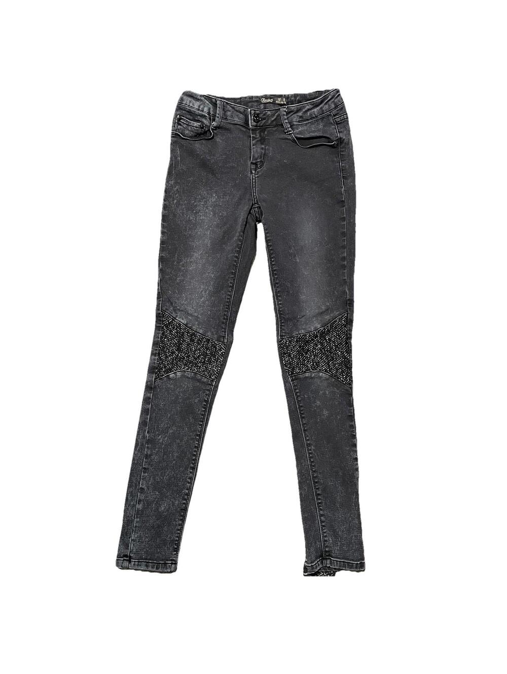 Toxik3 Jeans Size S/26 Stretchy Jeans, Faded Black Pants